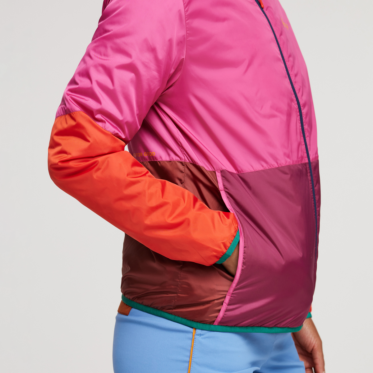 Teca Cálido Jacket - Women's, Spicy Sweet, Model Callie