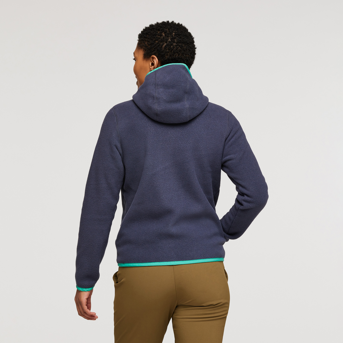 Teca Fleece Hooded Full-Zip Jacket - Women's, Saturn, Model Callie