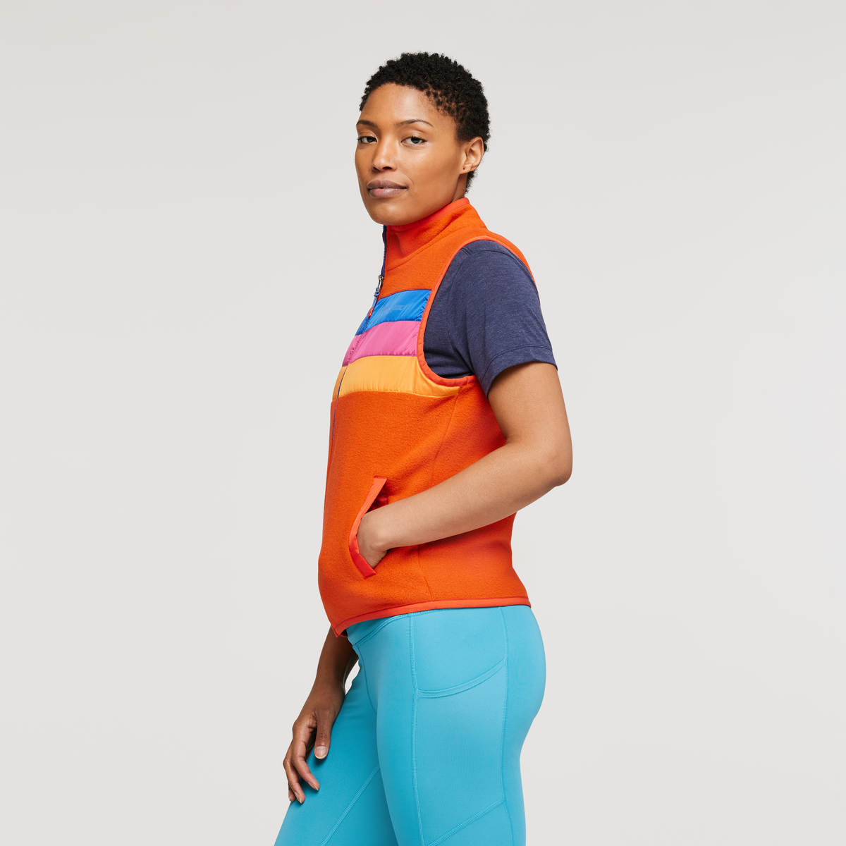 Teca Fleece Vest - Women's, Heartland, Model Callie