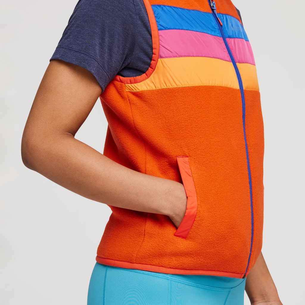 Teca Fleece Vest - Women's, Heartland, Model Callie