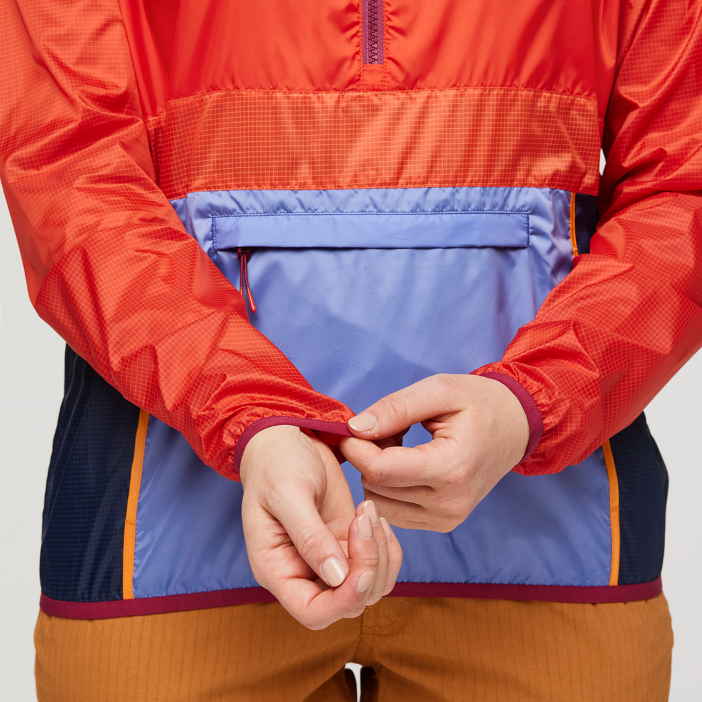Teca Half-Zip Windbreaker - Women's, Fiesty, Model Aya