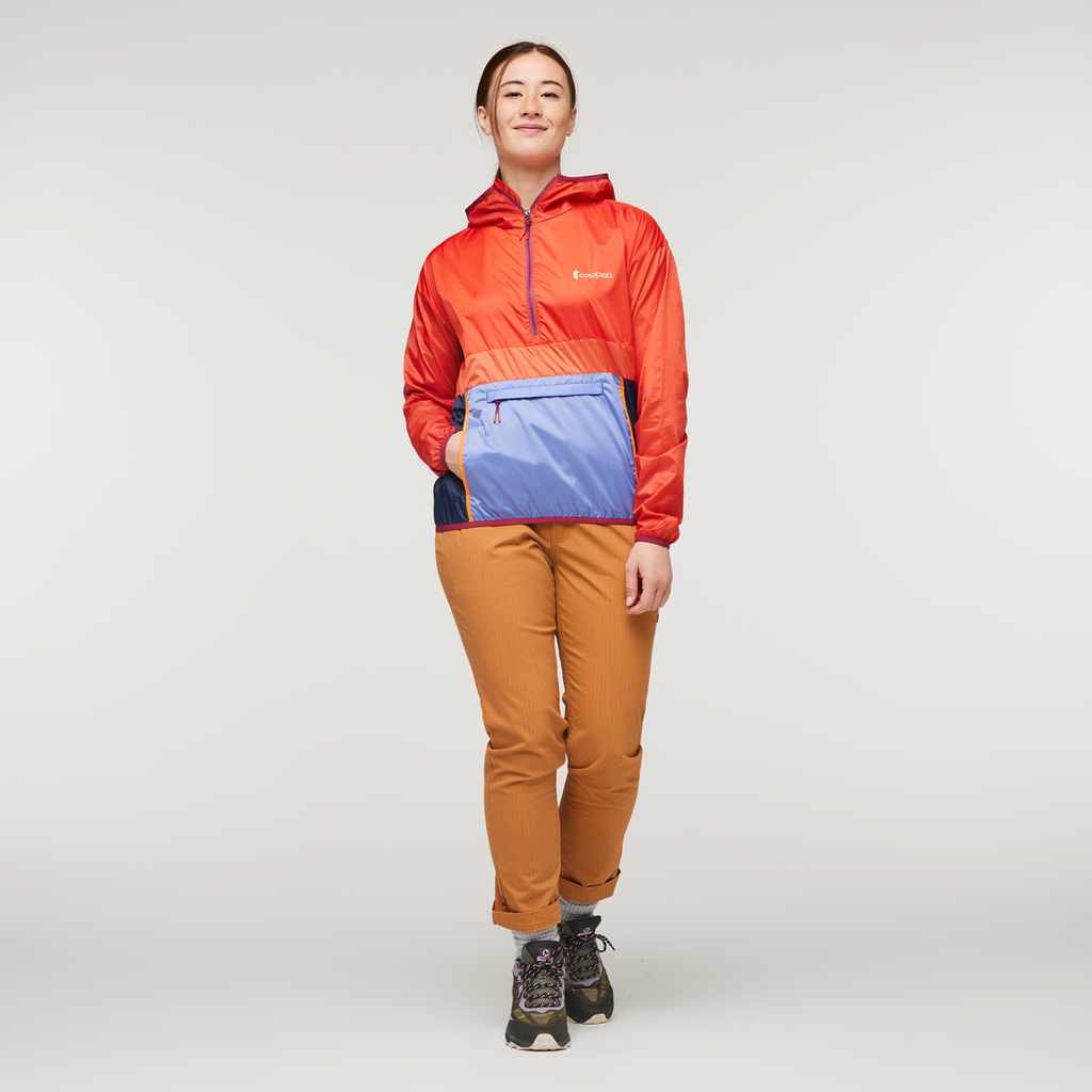 Teca Half-Zip Windbreaker - Women's, Fiesty, Model Aya