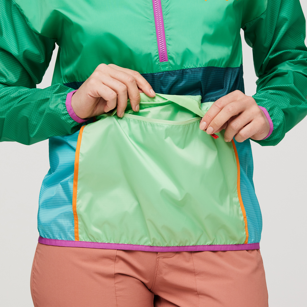 Teca Half-Zip Windbreaker - Women's, Rolling Hills, Model Aya