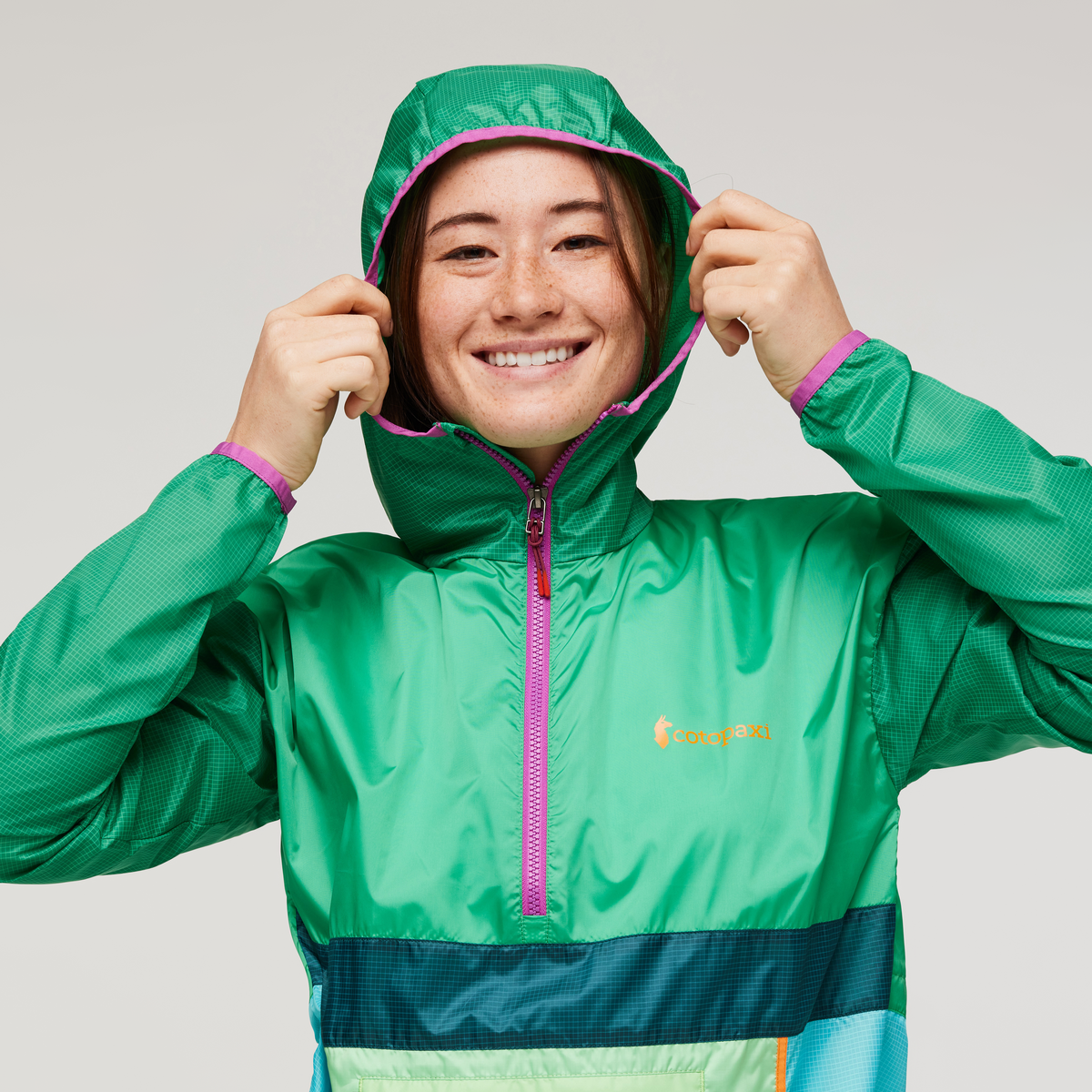 Teca Half-Zip Windbreaker - Women's, Rolling Hills, Model Aya