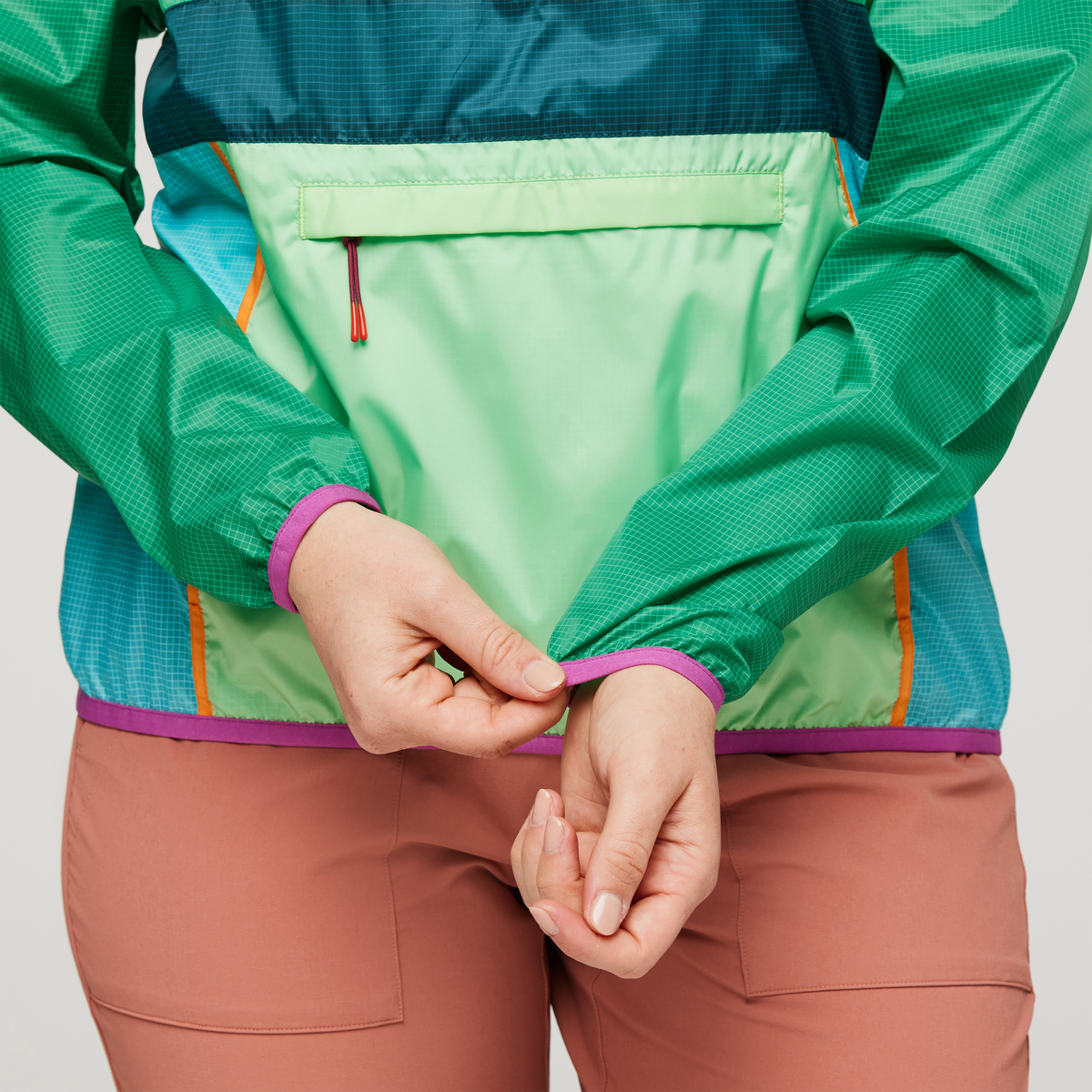 Teca Half-Zip Windbreaker - Women's, Rolling Hills, Model Aya
