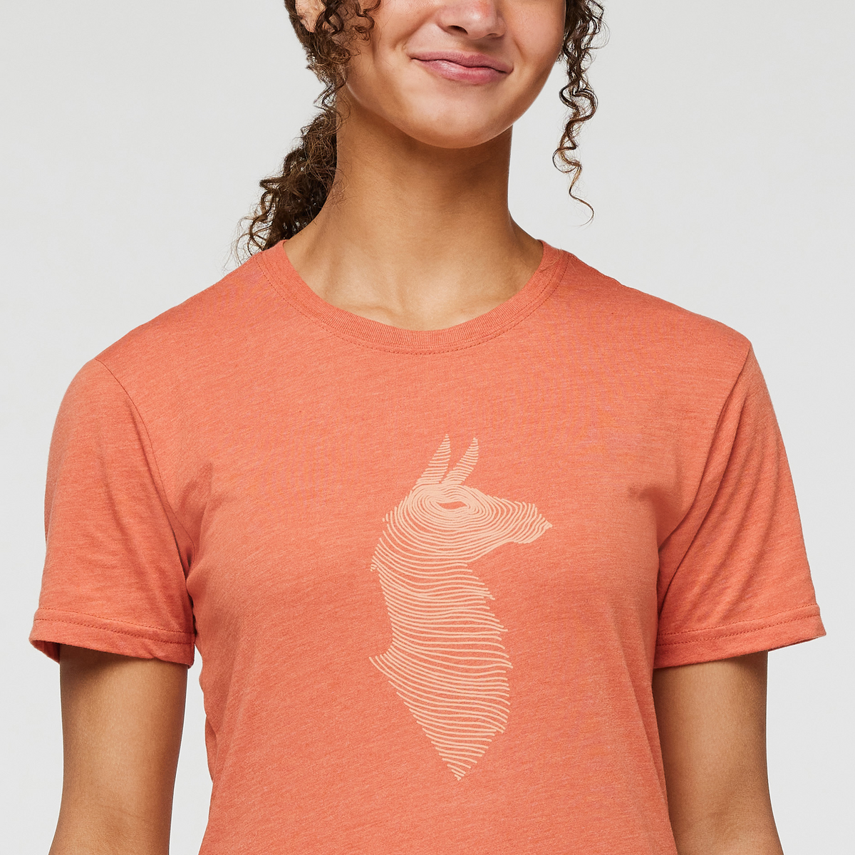 Topo Llama T-Shirt - Women's, Nectar, Model London