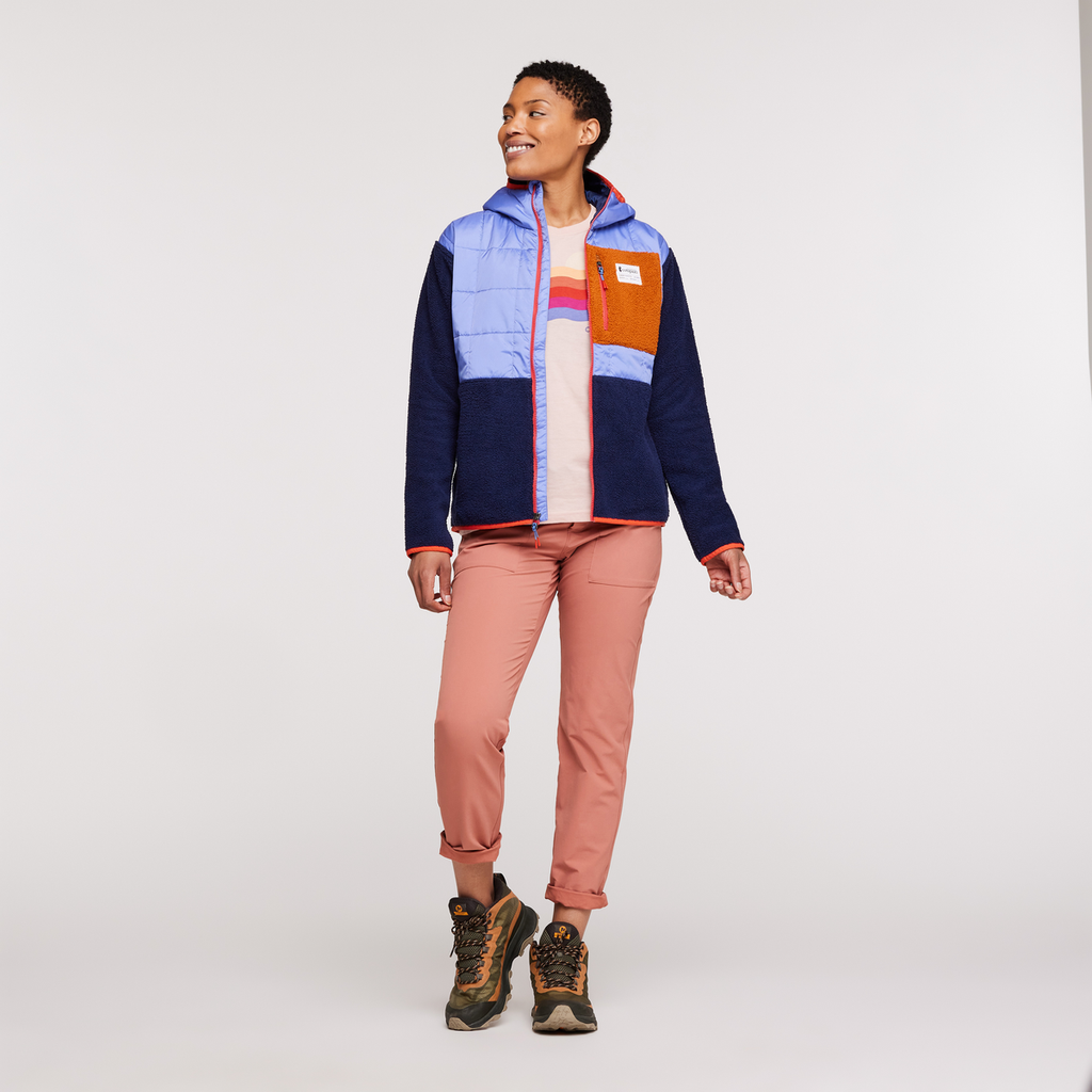Trico Hybrid Jacket - Women's, Lupine/Maritime, Model Callie