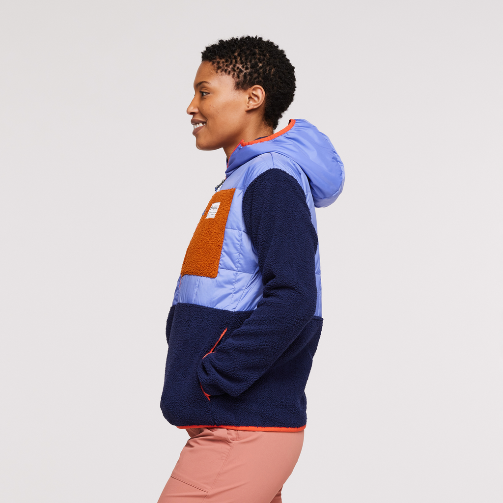 Trico Hybrid Jacket - Women's, Lupine/Maritime, Model Callie