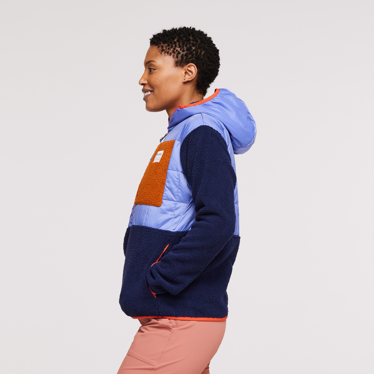 Trico Hybrid Jacket - Women's, Lupine/Maritime, Model Callie