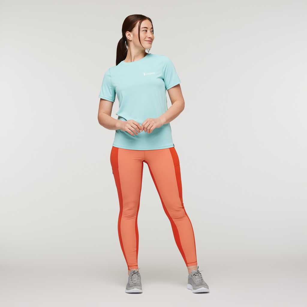 Verso Hike Tight - Women's, Canyon/Nectar, Model Aya