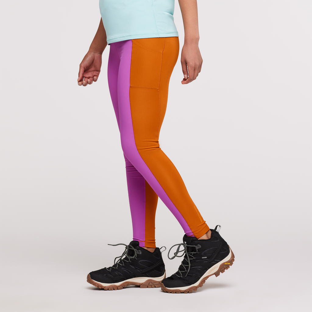 Verso Hike Tight - Women's, Mezcal/Foxglove, Model Courtney
