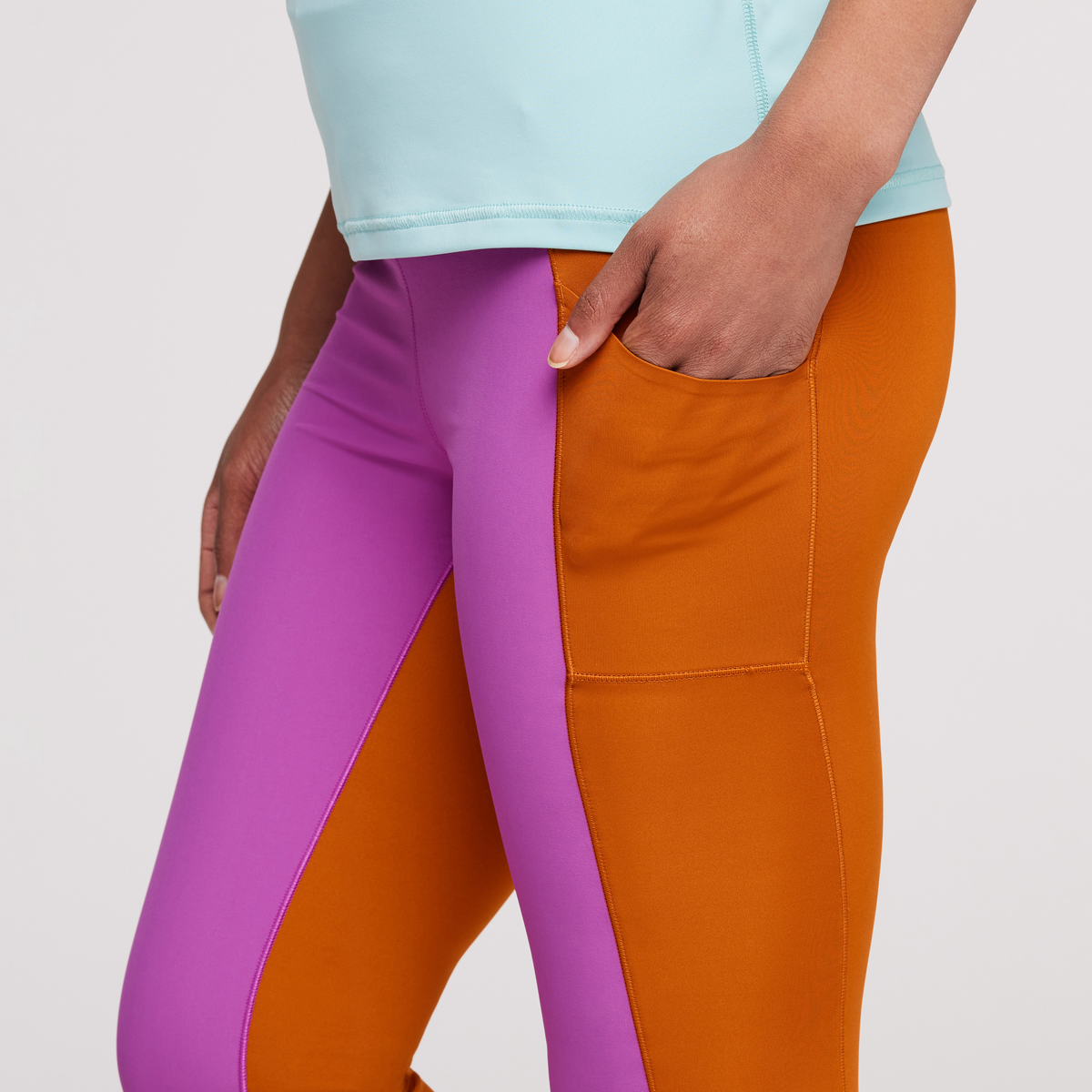 Verso Hike Tight - Women's, Mezcal/Foxglove, Model Courtney