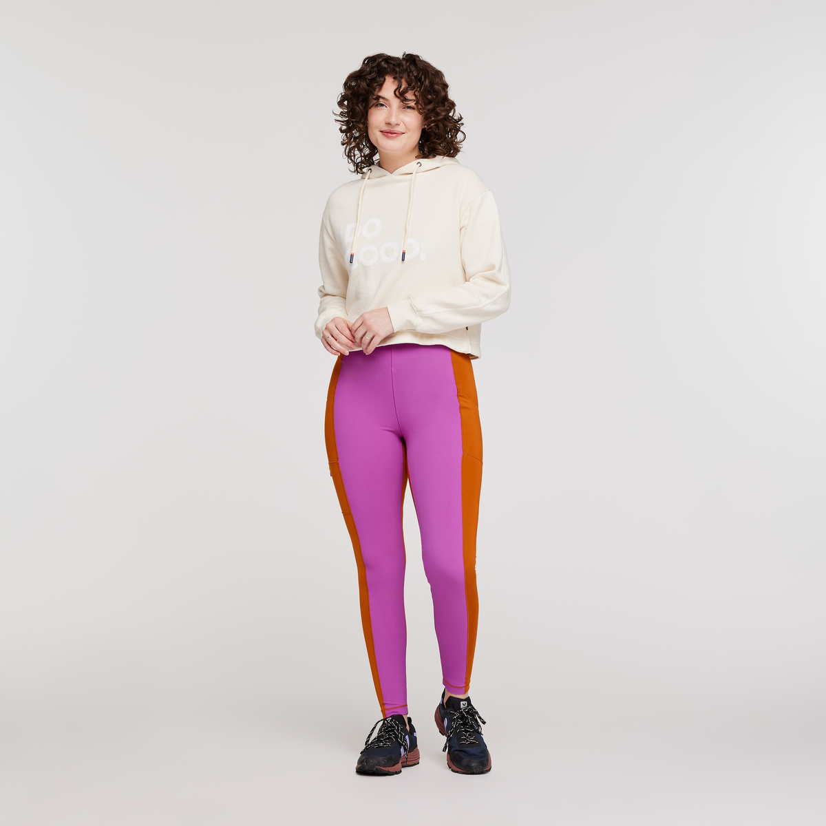 Verso Hike Tight - Women's, Mezcal/Foxglove, Model Courtney