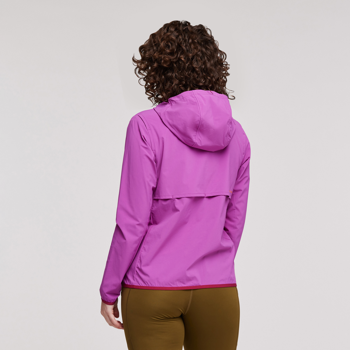 Vuelta Performance Windbreaker Jacket - Women's, Foxglove, Model Courtney