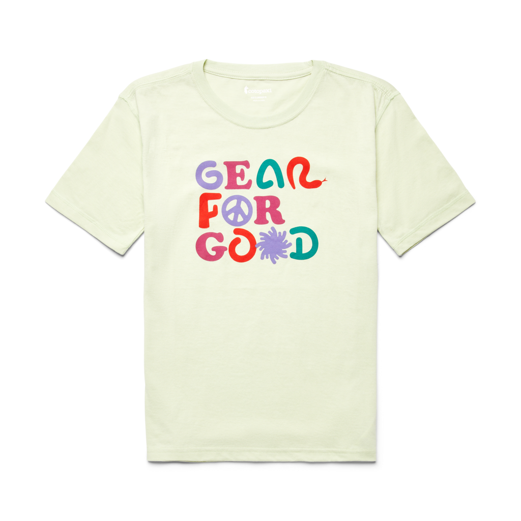 Gear for Good Organic T-Shirt - Kids', Lichen, Detail