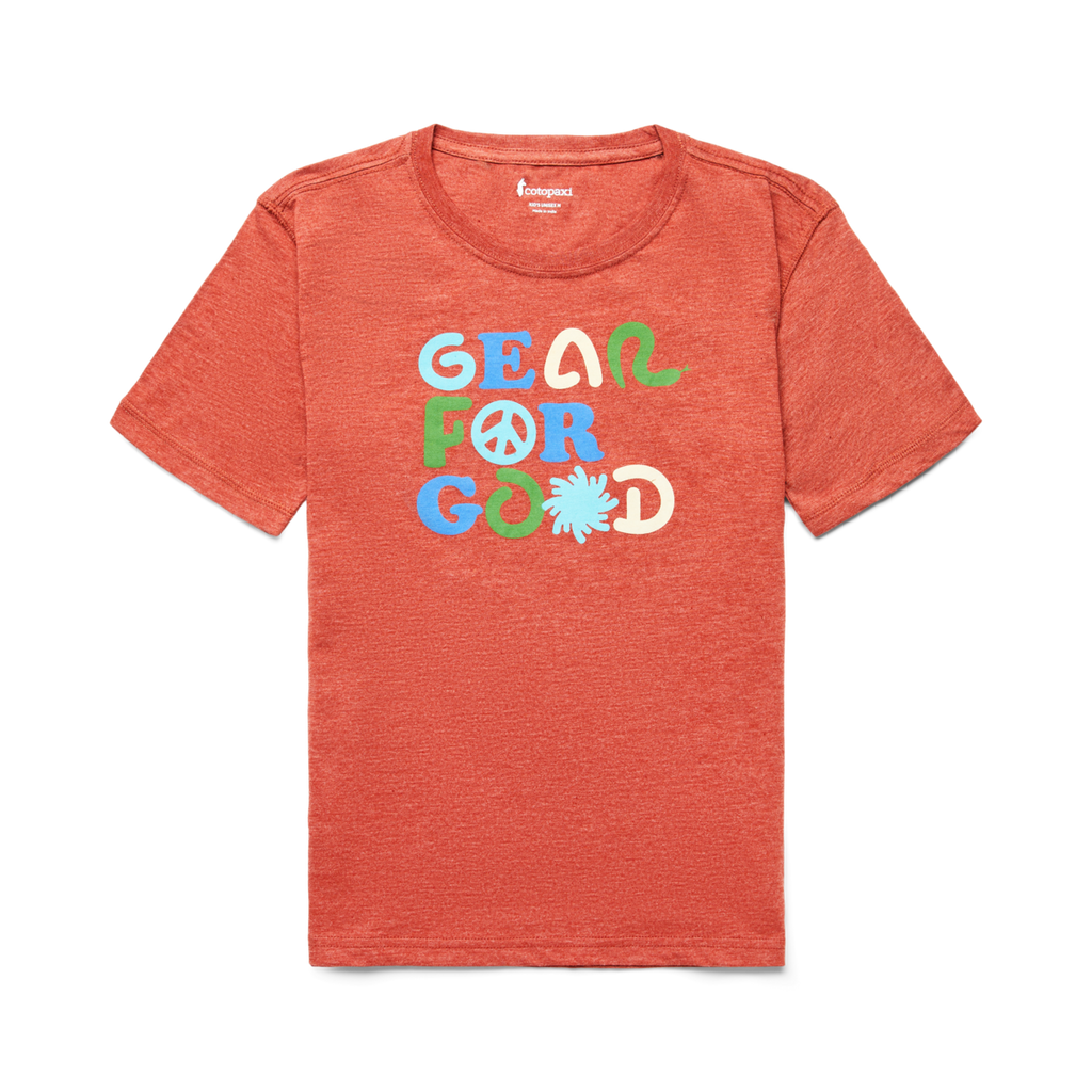 Gear for Good Organic T-Shirt - Kids', Spice, Detail