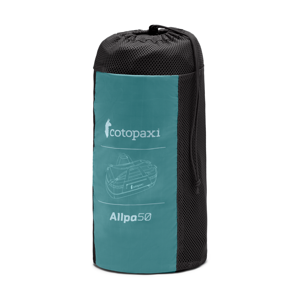 Allpa 50L Duffel Bag, Blue Spruce/Abyss