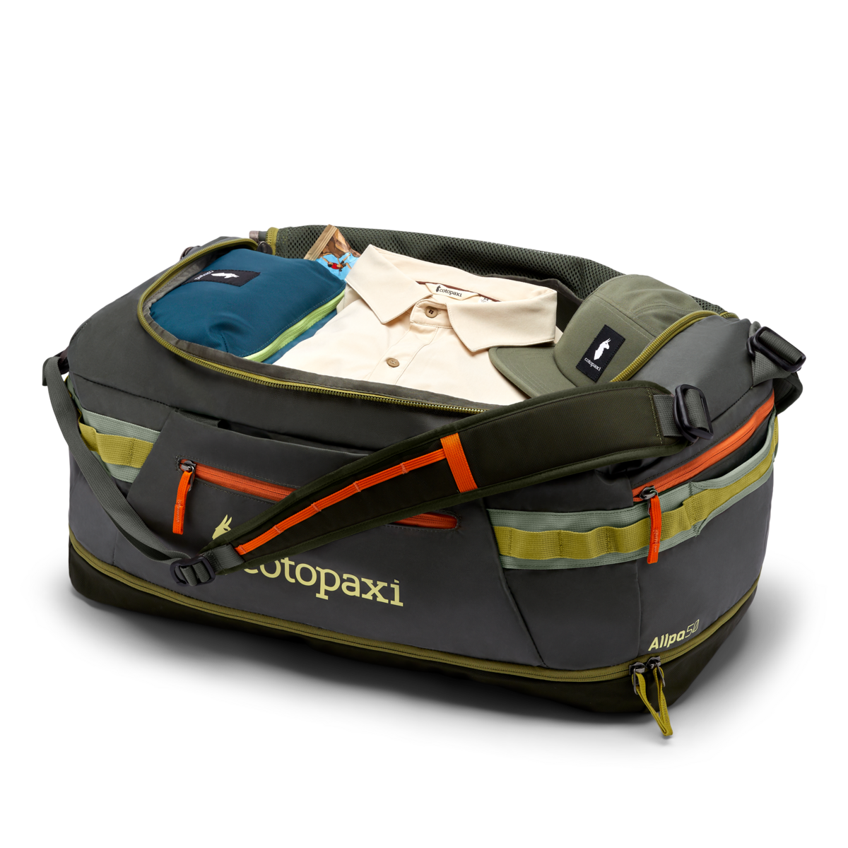 Allpa 50L Duffel Bag, Fatigue/Woods