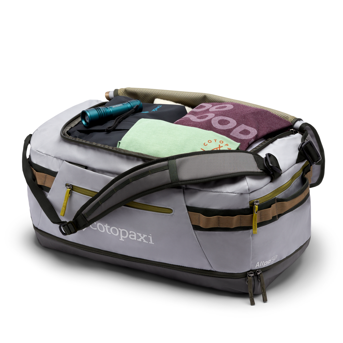 Allpa 50L Duffel Bag, Smoke/Cinder