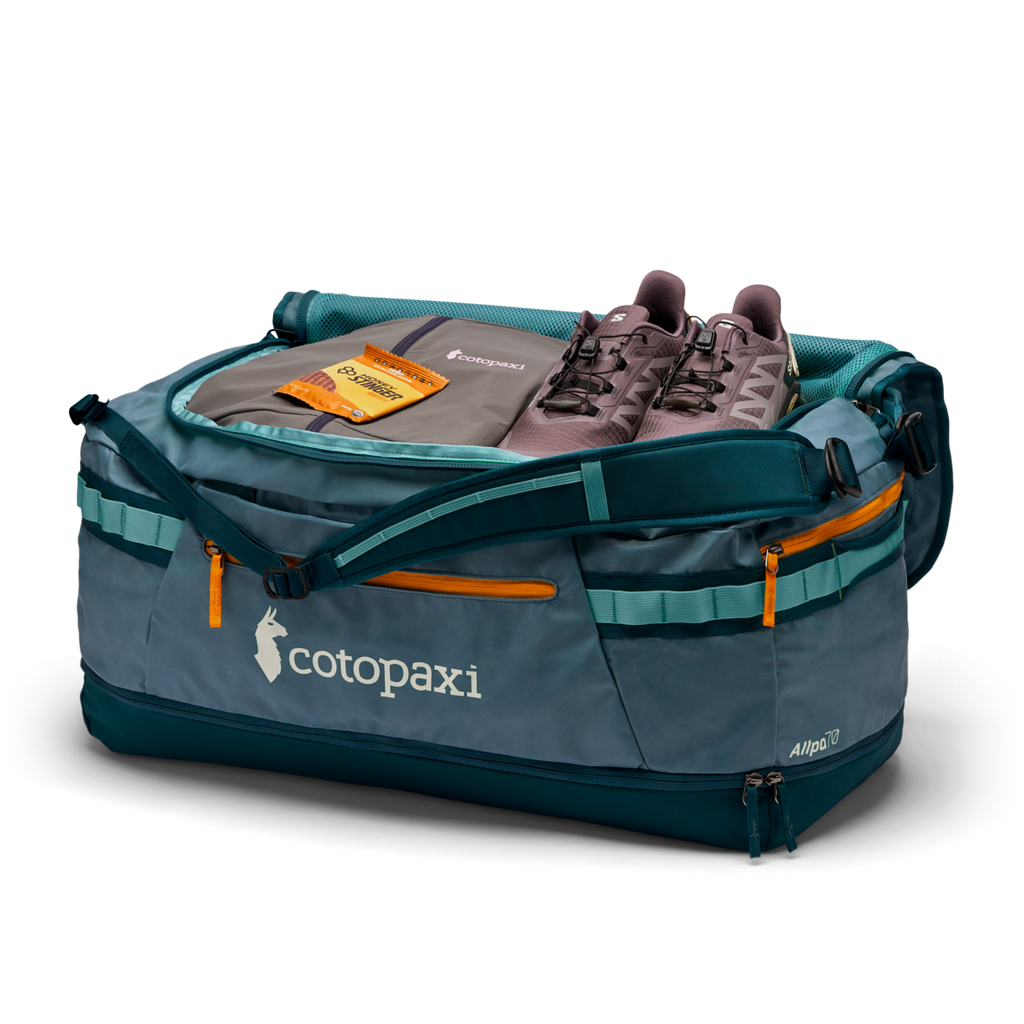 Allpa 70L Duffel Bag, Blue Spruce/Abyss
