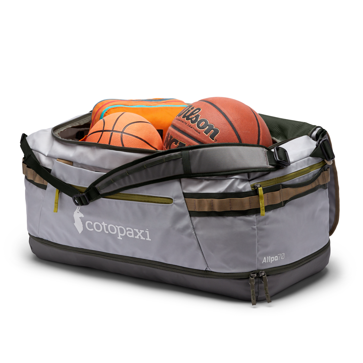 Allpa 70L Duffel Bag, Smoke/Cinder
