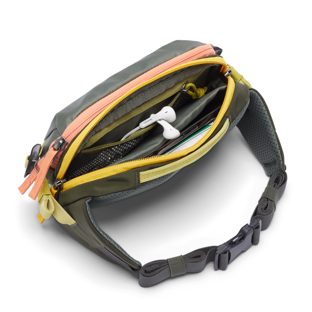 Allpa X 1.5L Hip Pack, Fatigue/Woods, Detail