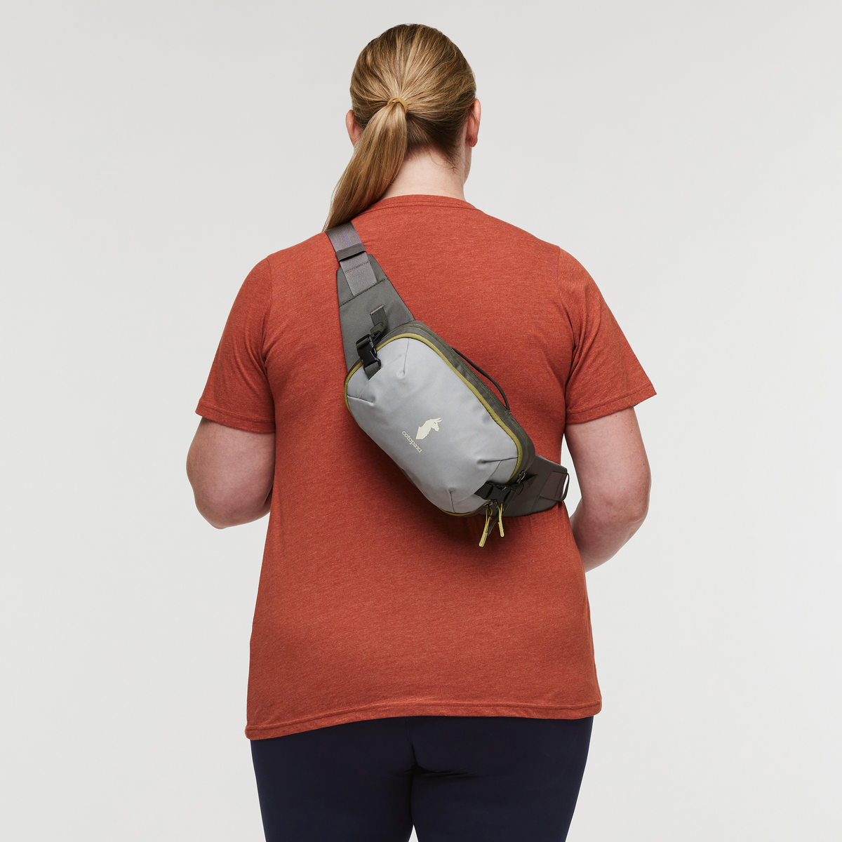 Allpa X 3L Hip Pack, Smoke/Cinder, Model Nicole