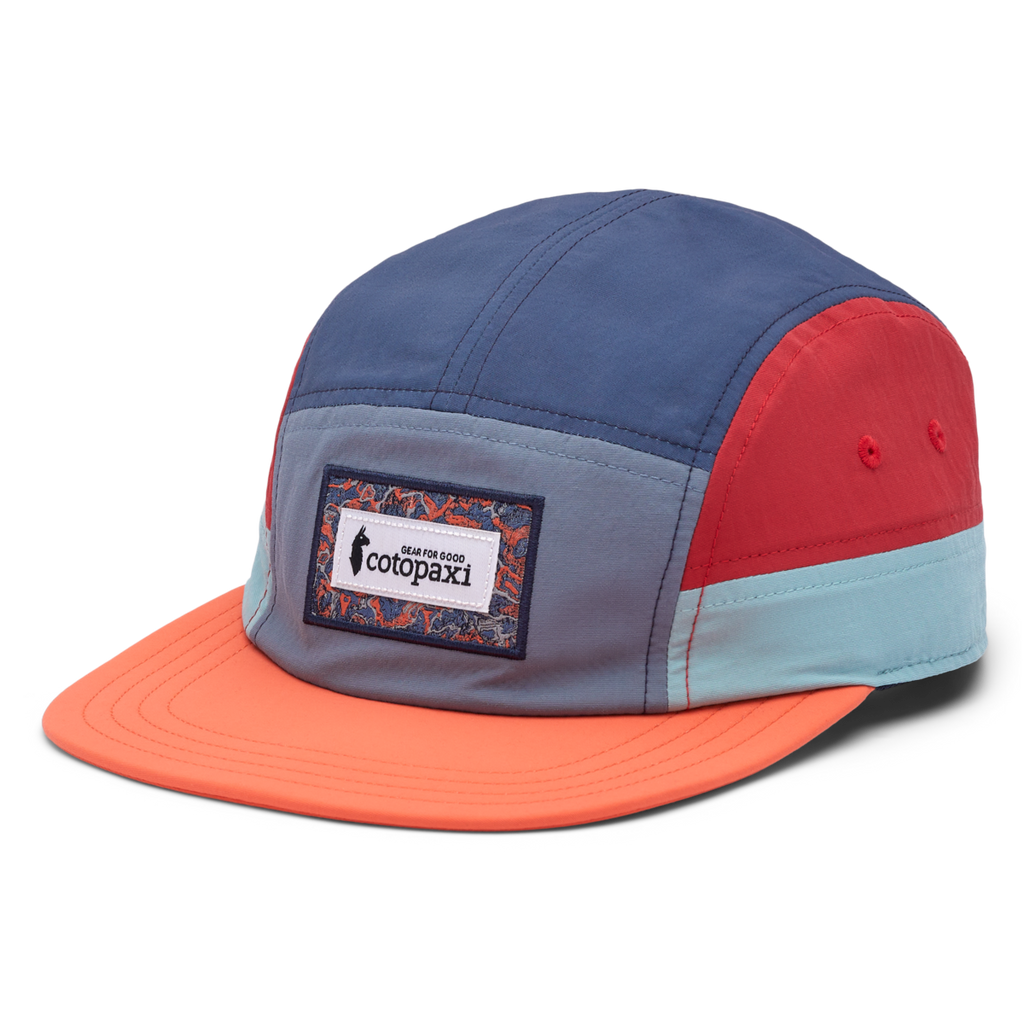 Altitude Tech 5-Panel Hat, Tempest/Hot Punch