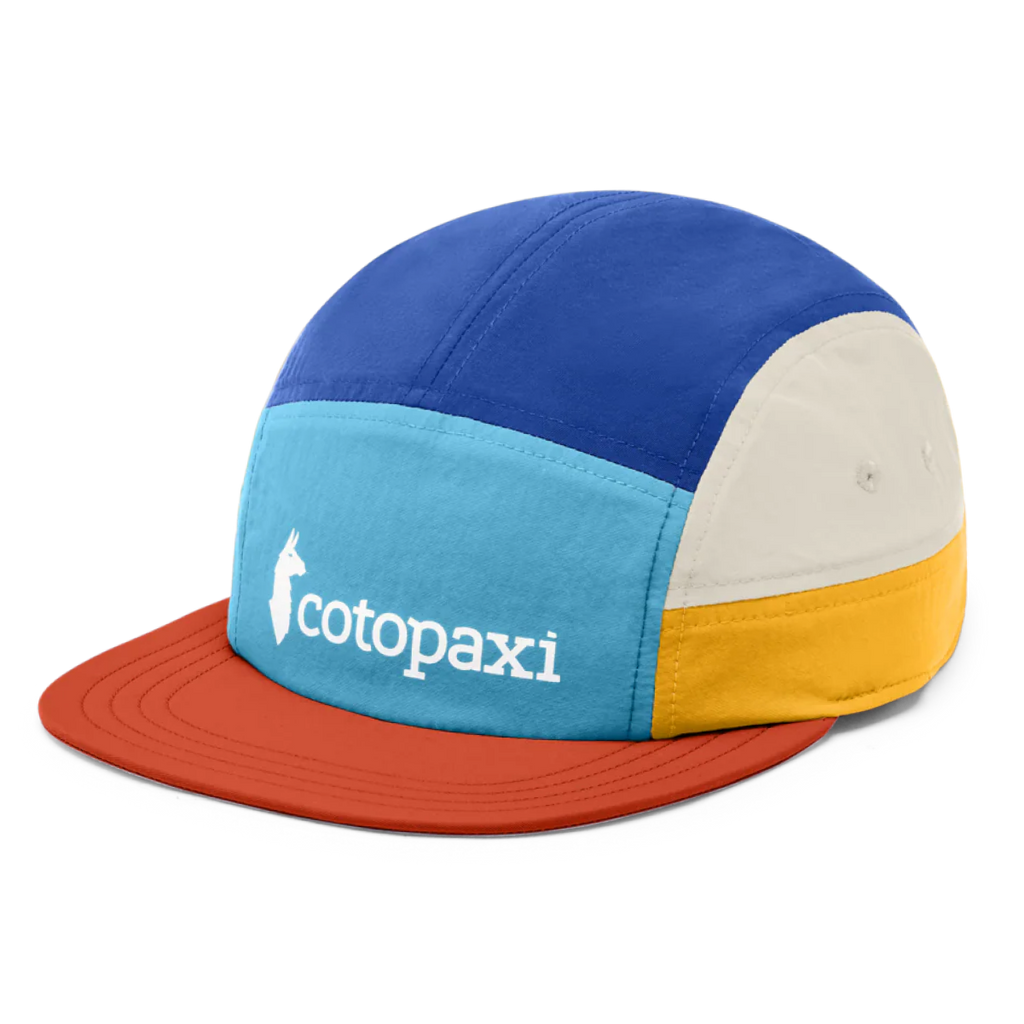 Cotopaxi Tech 5-Panel Hat, Blue Sky/Canyon