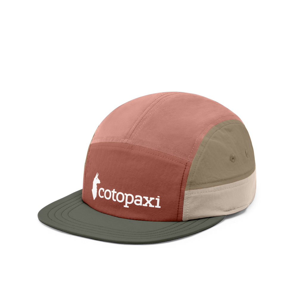 Cotopaxi Tech 5-Panel Hat, Faded Brick/Fatigue