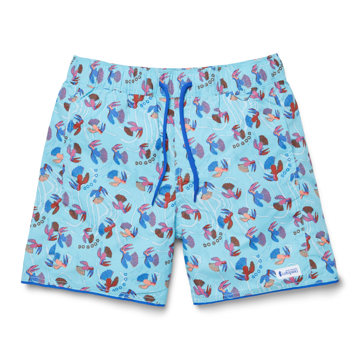Cocodrilo Short - Boys' Print, Tucan Blue Sky