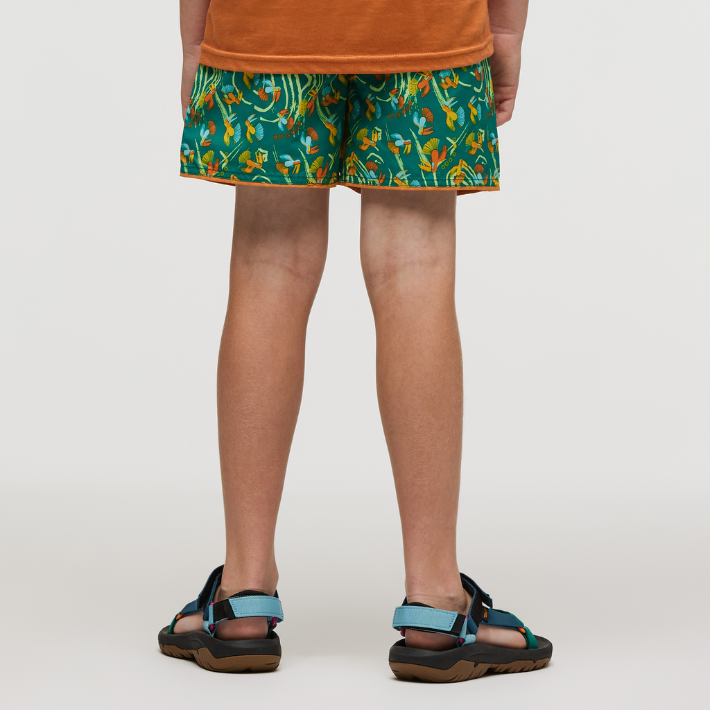 Cocodrilo Short - Boys' Print, Tucan Verde, Model Dax