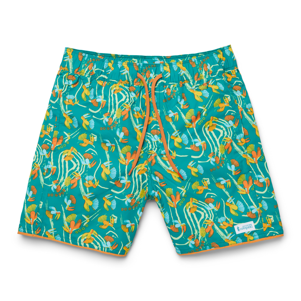 Cocodrilo Short - Boys' Print, Tucan Verde