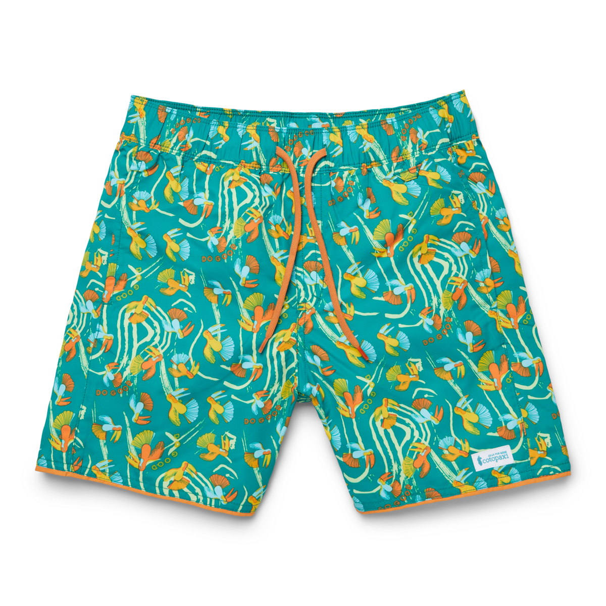 Cocodrilo Short - Boys' Print, Tucan Verde