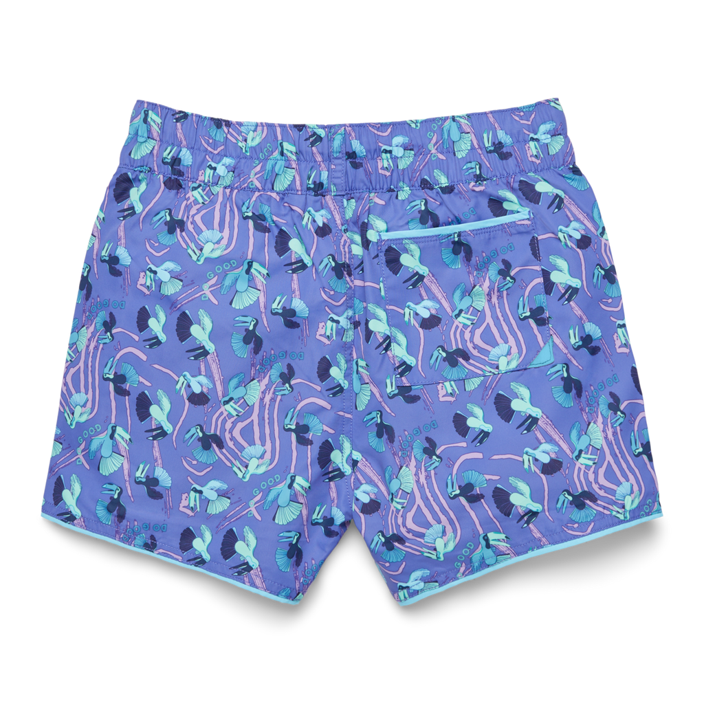 Cocodrilo Short - Girls' Print, Tucan Amethyst