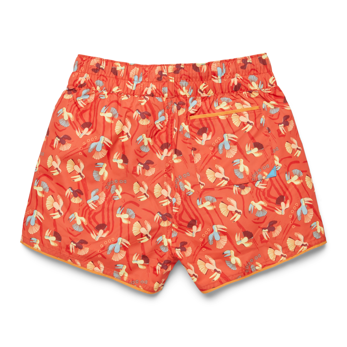 Cocodrilo Short - Girls' Print, Tucan Red