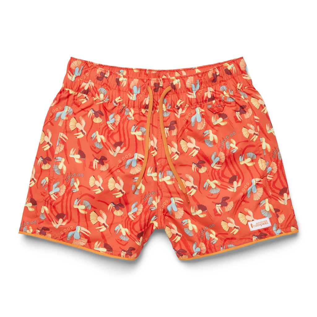 Cocodrilo Short - Girls' Print, Tucan Red