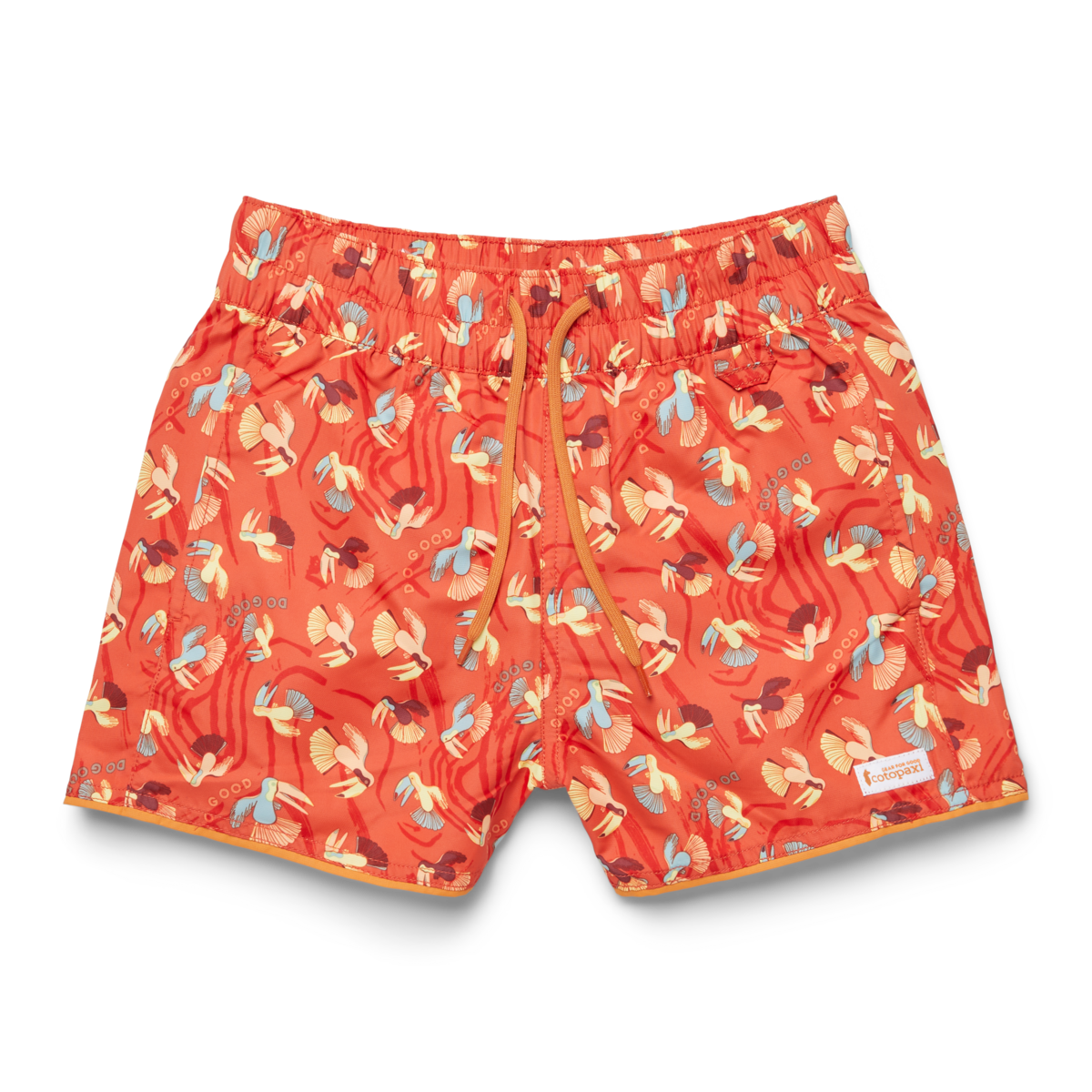 Cocodrilo Short - Girls' Print, Tucan Red