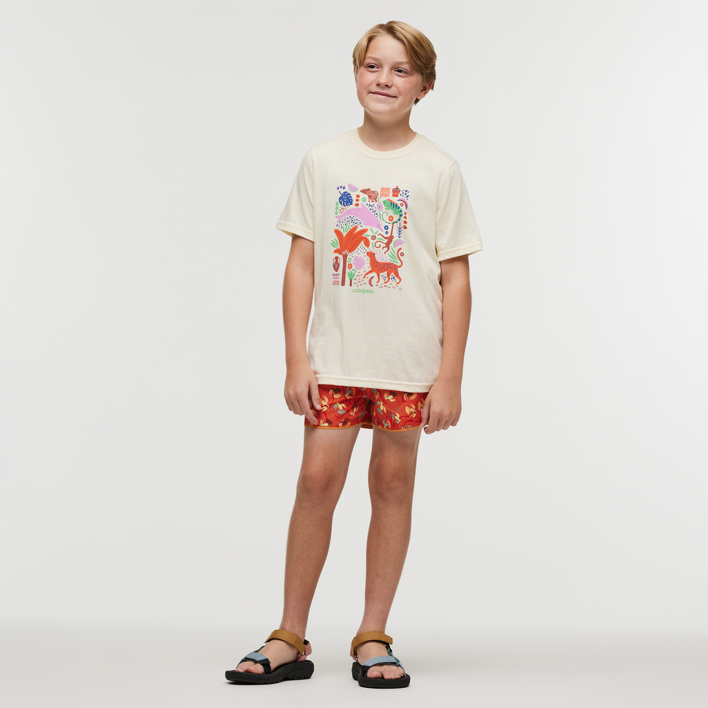 Ecuador Vibes T-Shirt - Kids', Bone, Model Dax