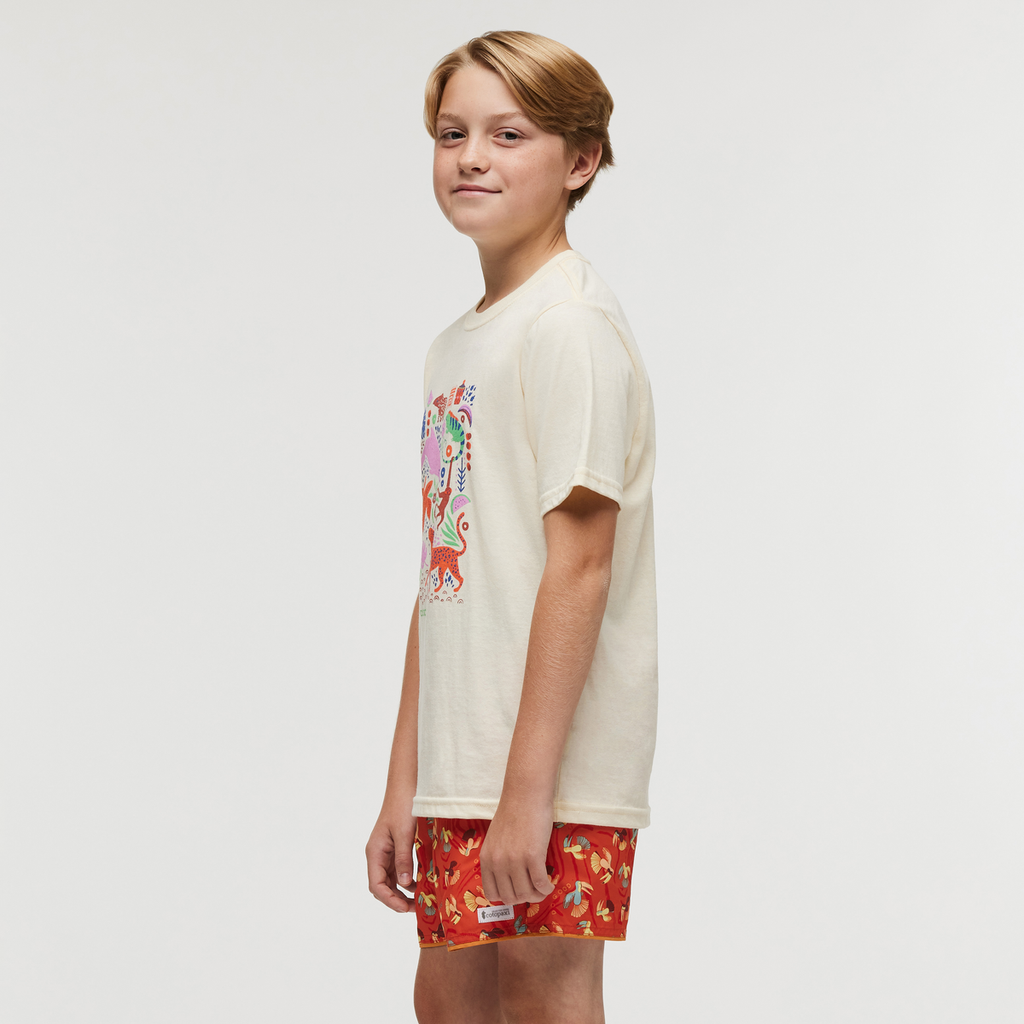 Ecuador Vibes T-Shirt - Kids', Bone, Model Dax