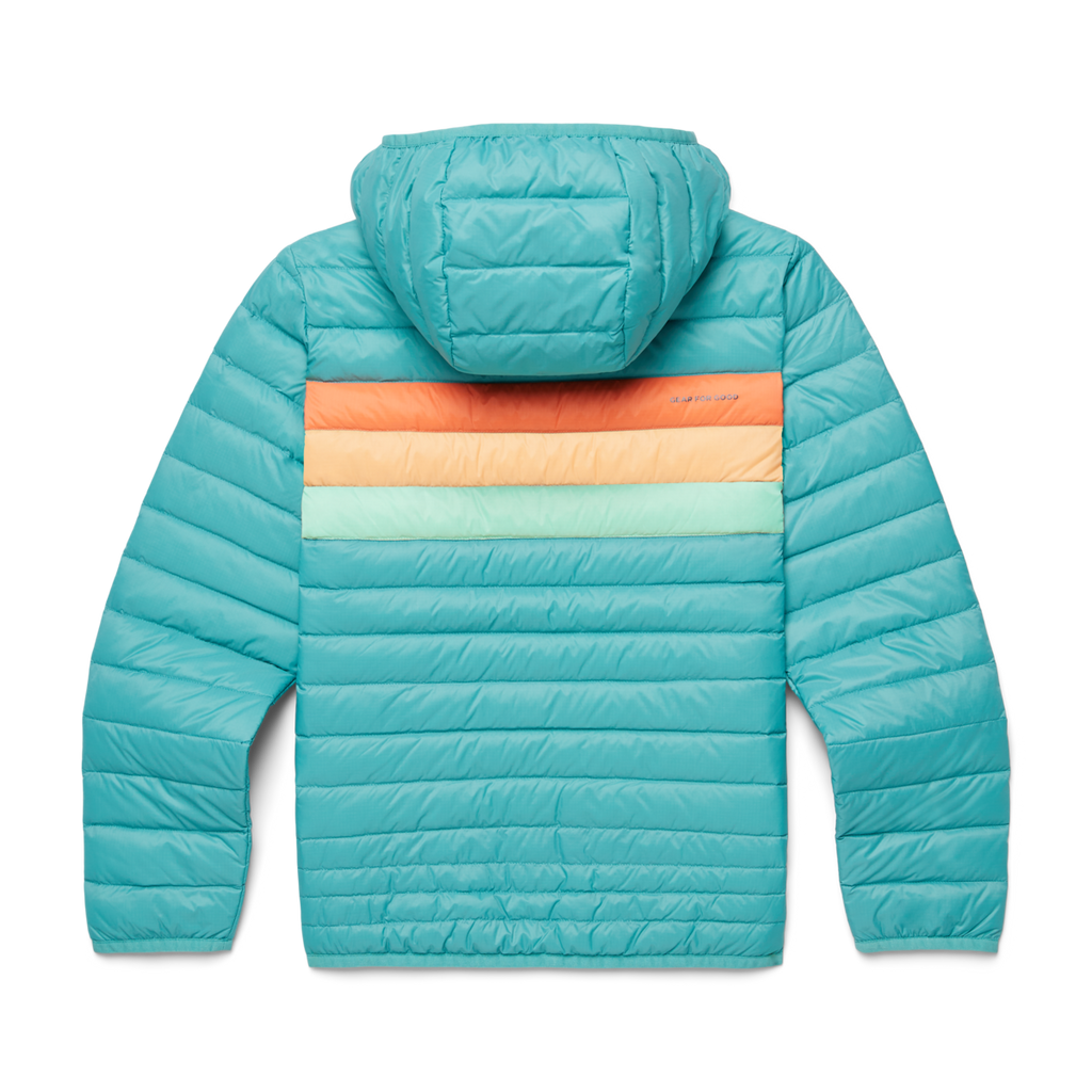 Fuego Hooded Down Jacket - Kids', Coastal Stripes
