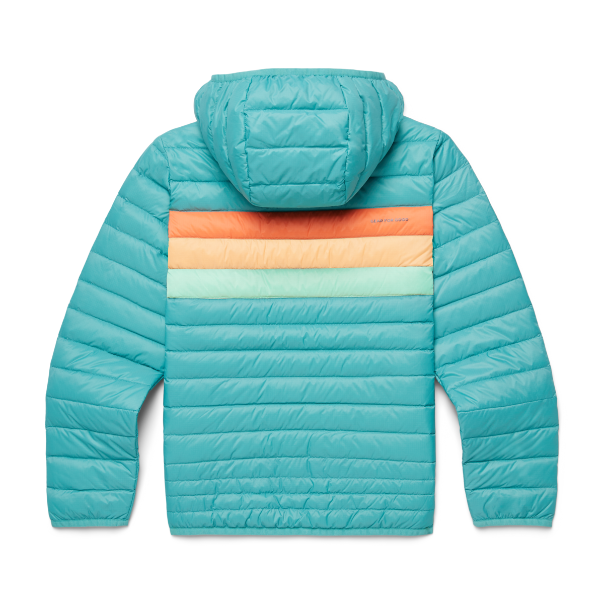 Fuego Hooded Down Jacket - Kids', Coastal Stripes