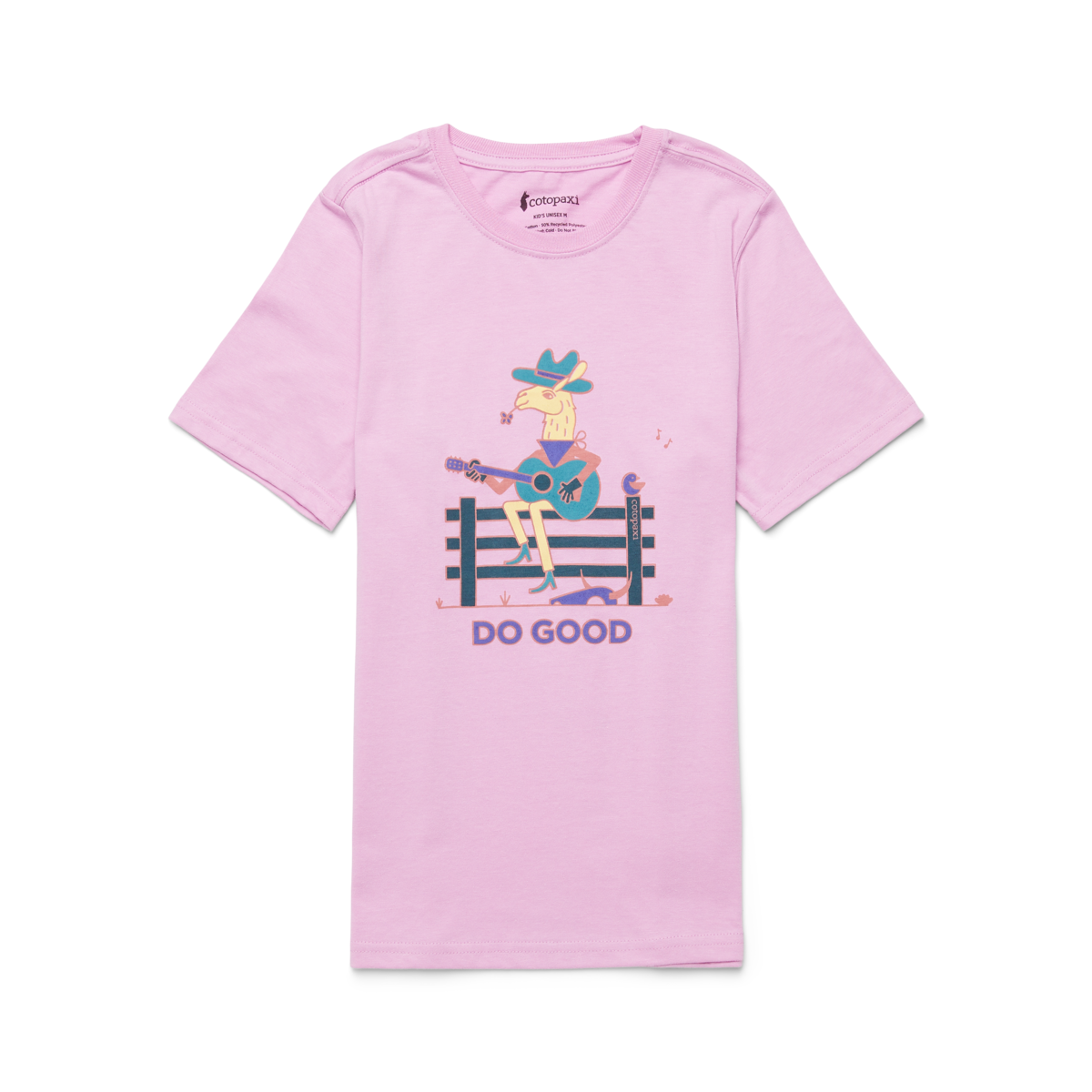 Lone Llama T-Shirt - Kids', Orchid Bloom