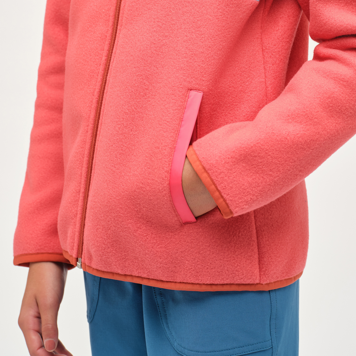 Teca Fleece Jacket - Kids', Sleepy Head, Model Scarlett