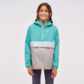 Teca Half-Zip Windbreaker - Kids', Golf Course, Model Scarlett