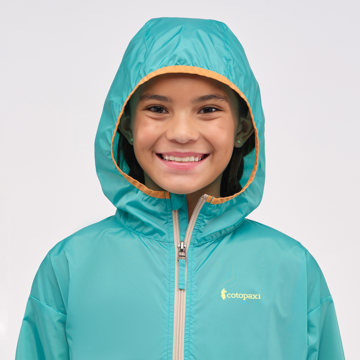 Teca Half-Zip Windbreaker - Kids', Golf Course, Model Scarlett