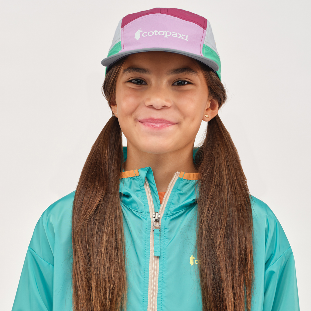 Tech 5-Panel Hat - Kids', Orchid Bloom/Smoke