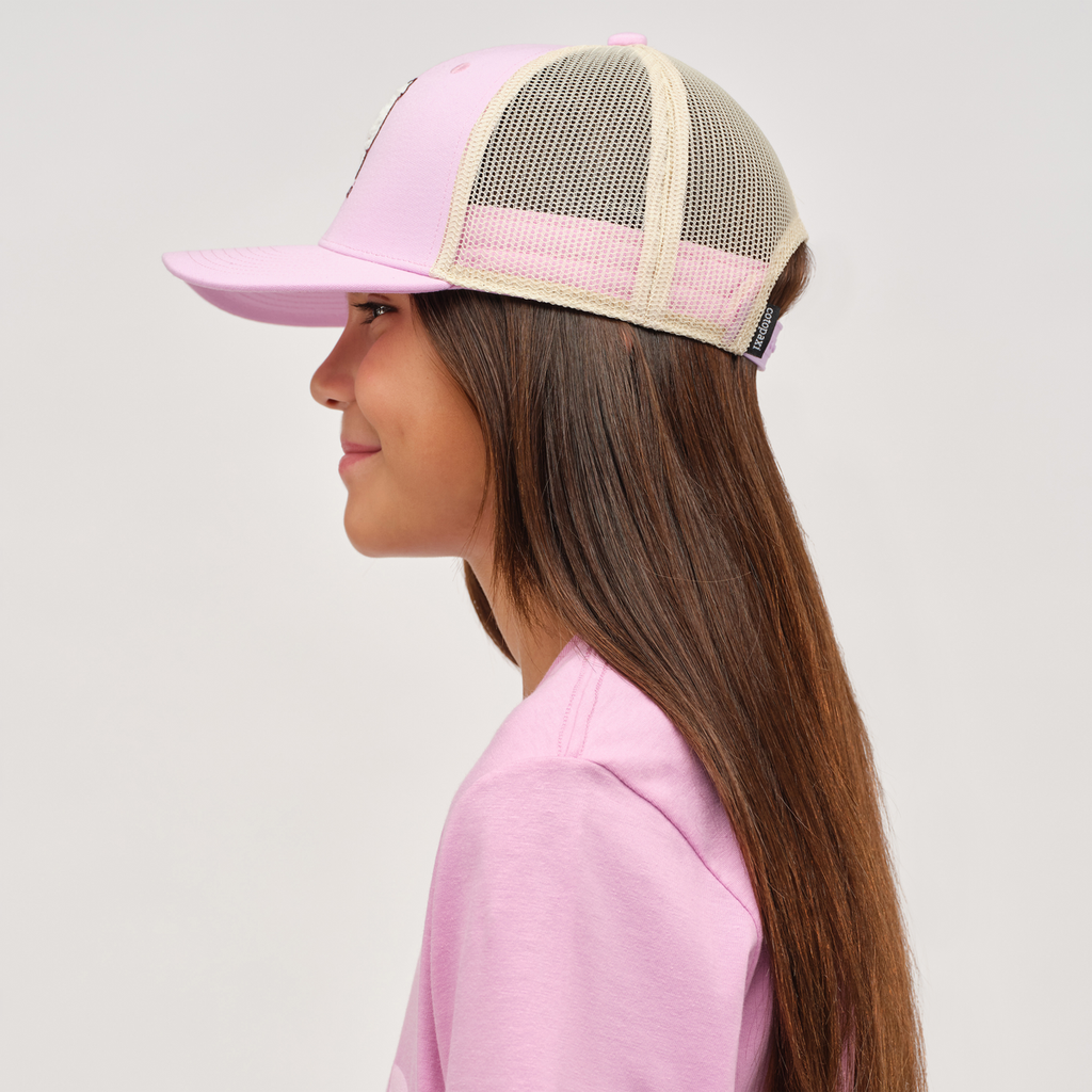 Tiny Llama Trucker Hat - Kids', Orchid Bloom