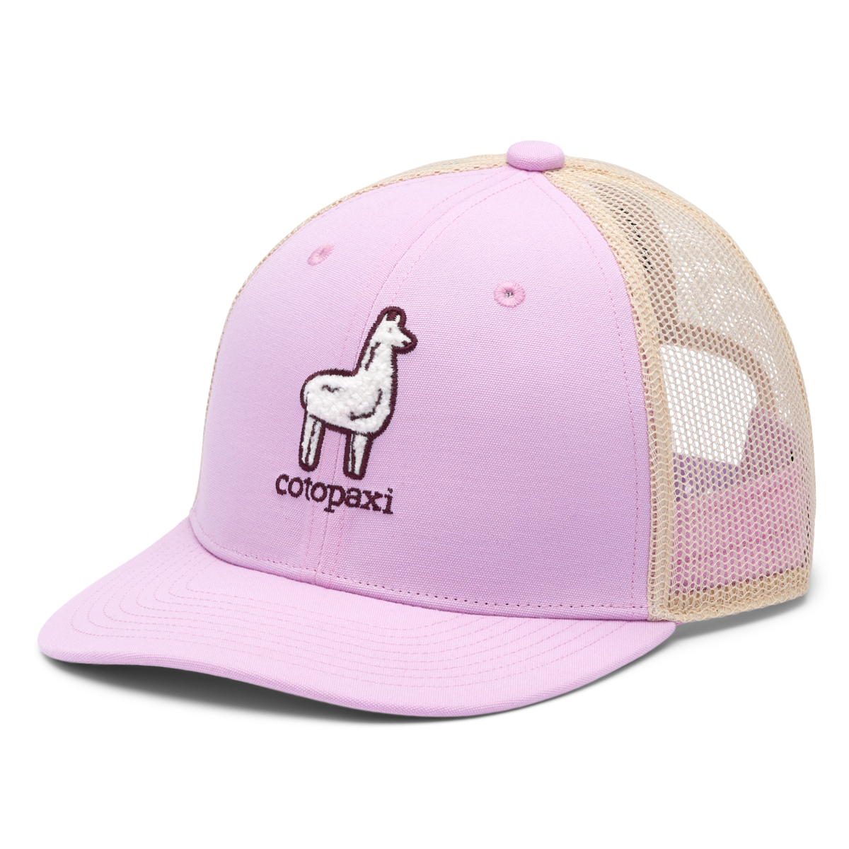 Tiny Llama Trucker Hat - Kids', Orchid Bloom