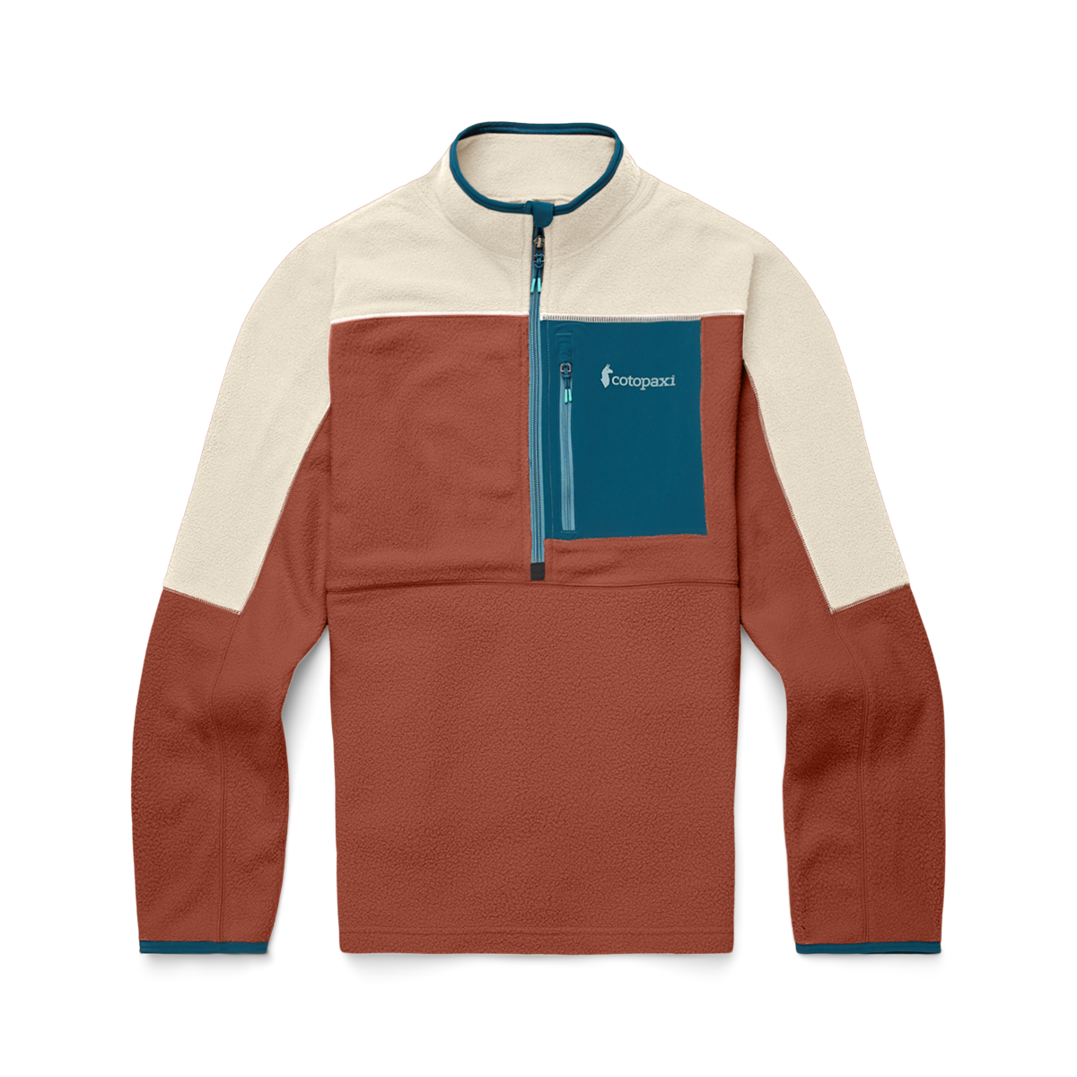 Abrazo Half-Zip Fleece Jacket - Men's, Oatmeal/Acorn